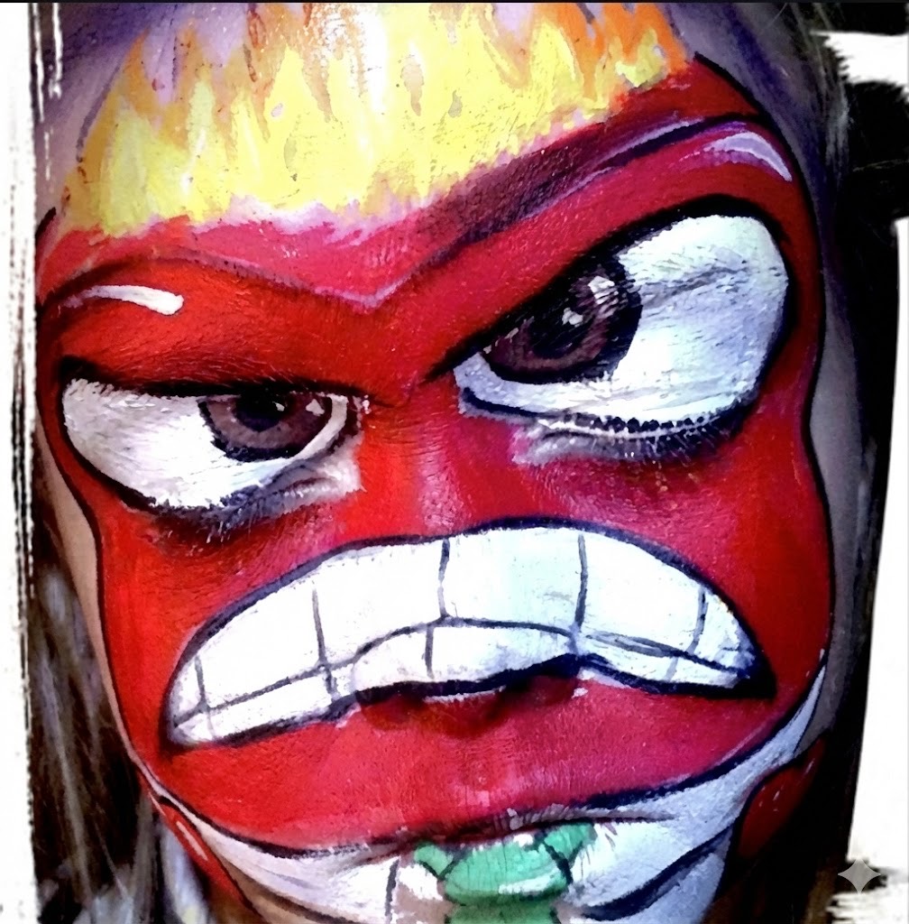 Emotion Wut - Kinderschminken von Claudi